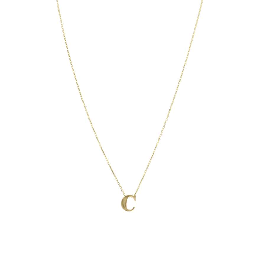 C Initial necklace Caleigh